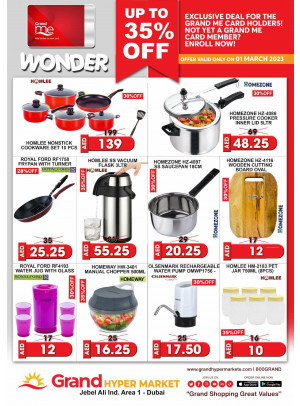 Wonder Deals - Grand Hypermarket Jebel Ali