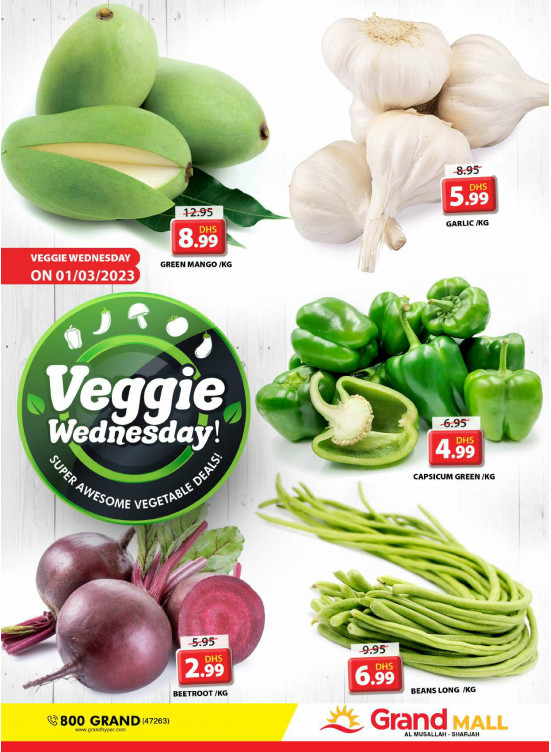 Veggie Wednesday - Grand Mall Sharjah