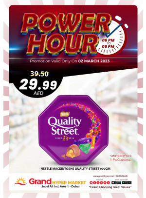 Power Hour - Grand Hypermarket Jebel Ali