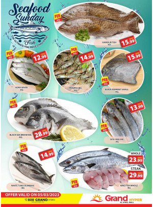 Seafood Sunday - Grand Hyper Al Khail Mall