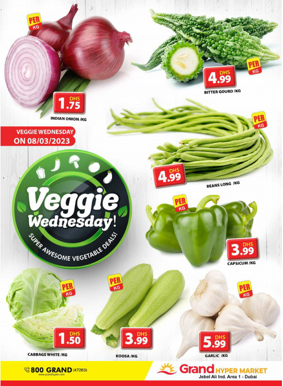 Veggie Wednesday - Grand Hypermarket Jebel Ali