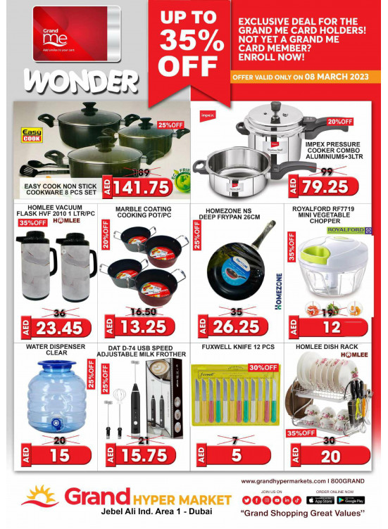 Wonder Deals - Grand Hypermarket Jebel Ali