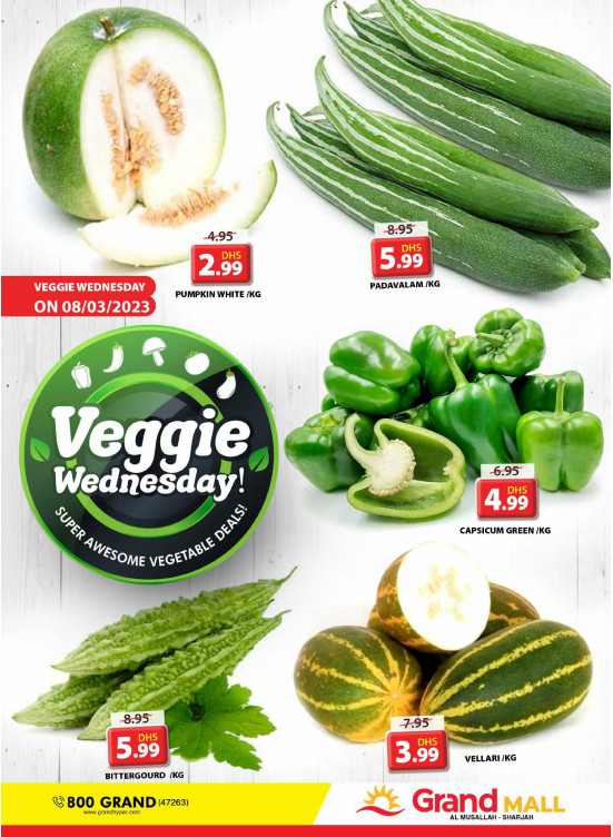 Veggie Wednesday - Grand Mall Sharjah