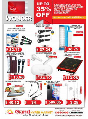 Wonder Deals - Grand Hypermarket Jebel Ali