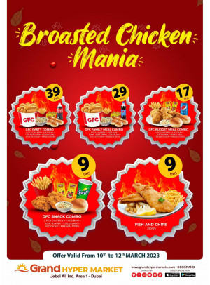 Broasted Chicken Mania - Grand Hypermarket Jebel Ali