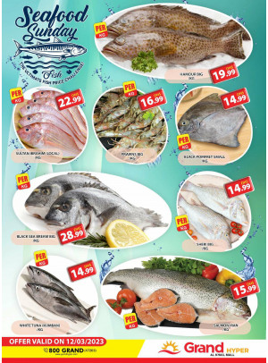 Seafood Sunday - Grand Hyper Al Khail Mall
