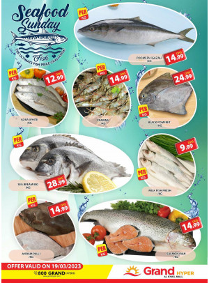 Seafood Sunday - Grand Hyper Al Khail Mall