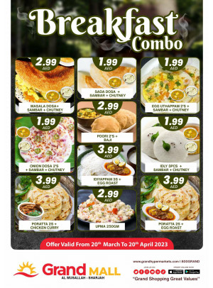 Breakfast Combo - Grand Mall Sharjah