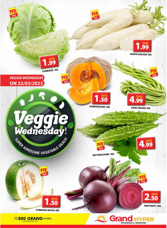 Veggie Wednesday - Grand Hyper Muhaisnah