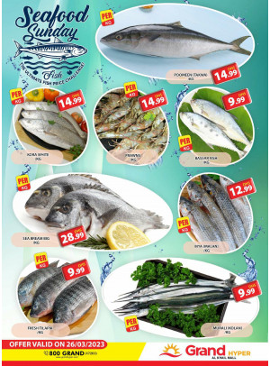 Seafood Sunday - Grand Hyper Al Khail Mall