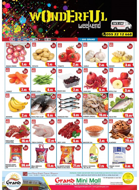 Wonderful Weekend Offers - Grand Mini Mall
