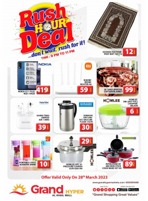 Hourly Deals - Grand Hyper Al Khail Mall