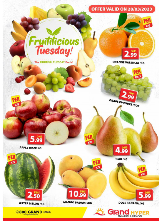Fruitilicious Tuesday - Grand Hyper Muhaisnah