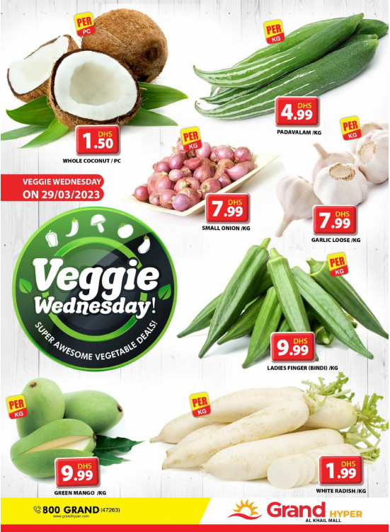 Veggie Wednesday - Grand Hyper Al khail Mall