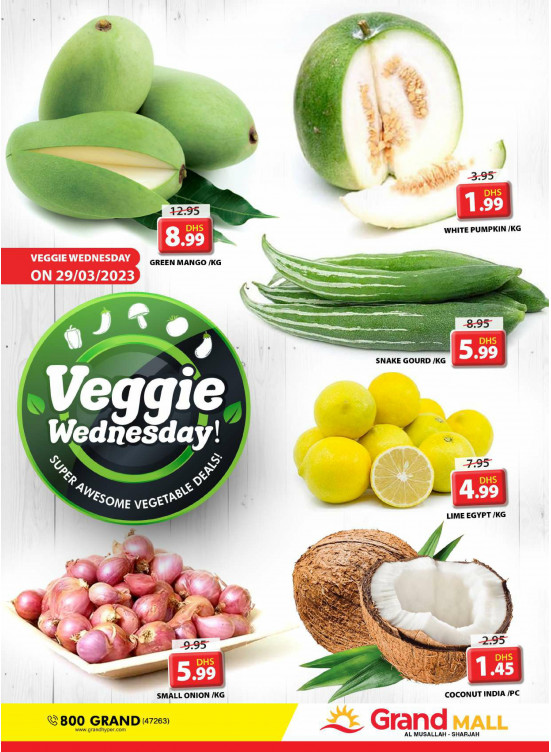 Veggie Wednesday - Grand Mall Sharjah