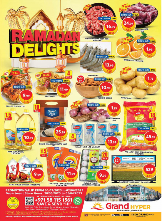 Weekend Deals - Grand Hyper Muhaisnah