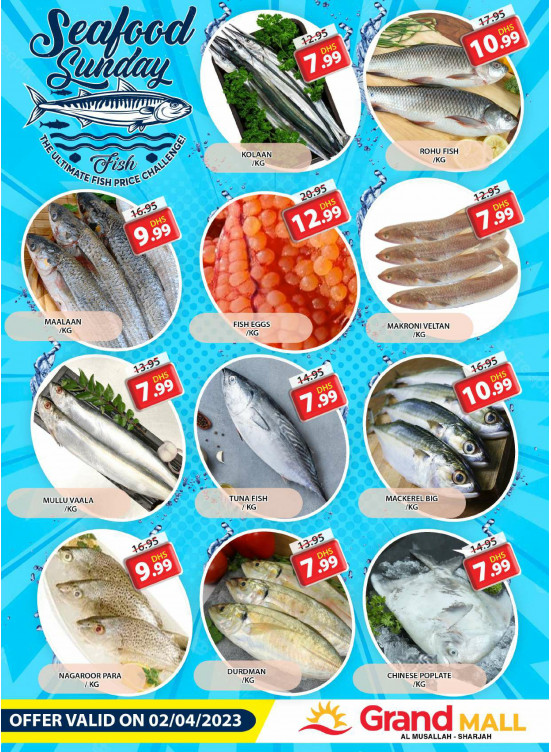 Seafood Sunday - Grand Mall Sharjah