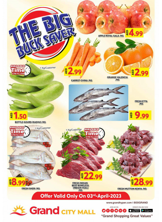 Big Deals Grand City Mall from Grand Hypermarket until 4th April
