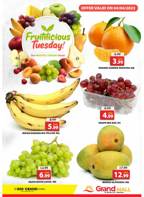 Fruitilicious Tuesday - Grand Mall Sharjah
