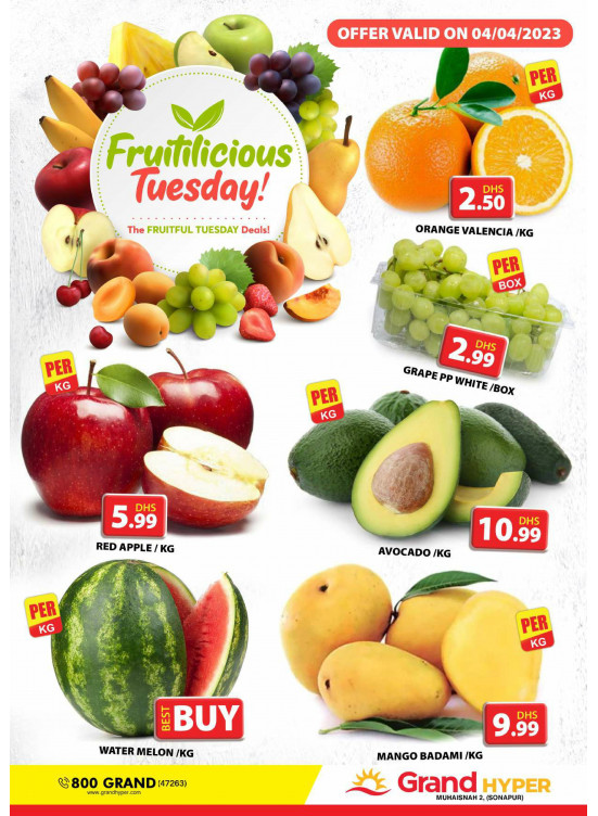 Fruitilicious Tuesday - Grand Hyper Muhaisnah