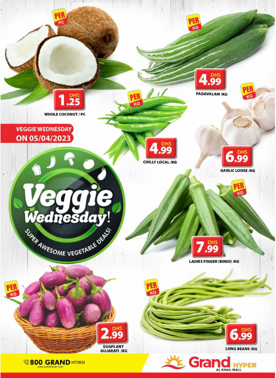 Veggie Wednesday - Grand Hyper Al khail Mall