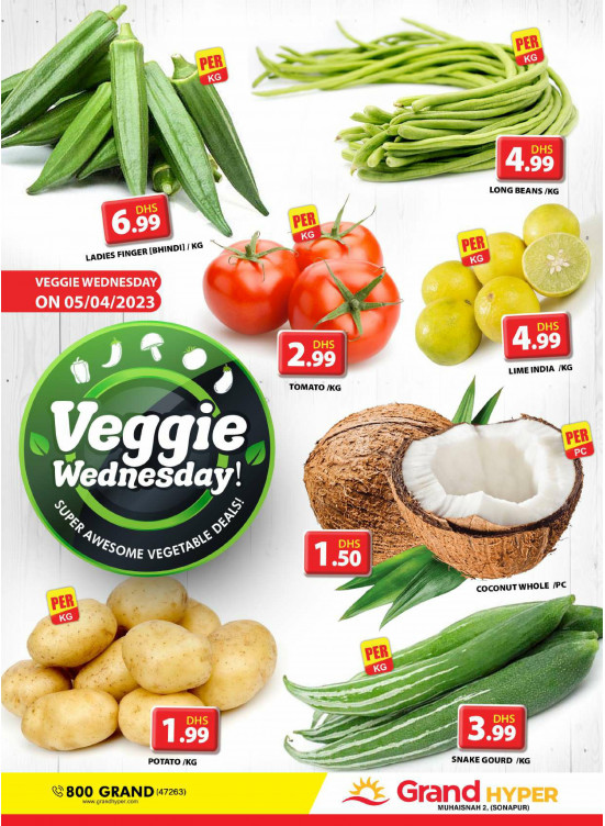 Veggie Wednesday - Grand Hyper Muhaisnah