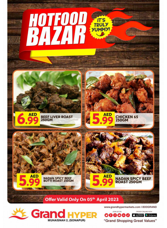 Hot Food Bazar - Grand Hyper Muhaisnah