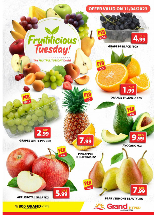 Fruitilicious Tuesday - Grand Hyper Al Khail Mall
