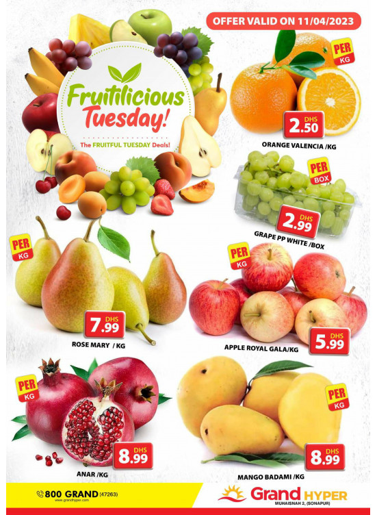 Fruitilicious Tuesday - Grand Hyper Muhaisnah
