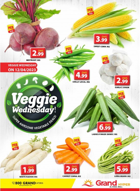 Veggie Wednesday - Grand Hyper Al khail Mall