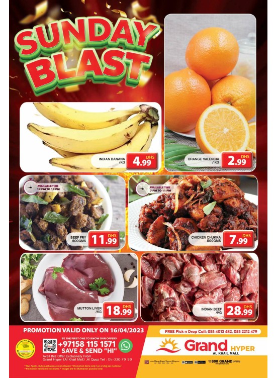 Sunday Blast - Grand Hyper Al Khail Mall