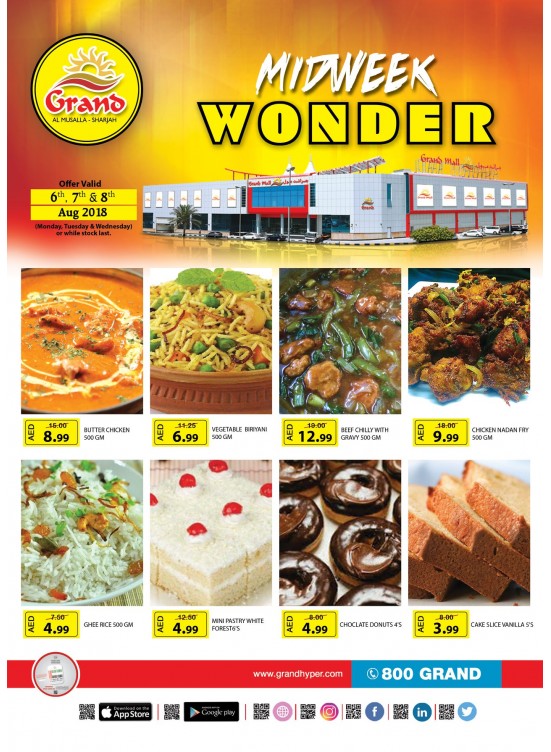 Midweek Wonder Offers - Grand Mall Sharjah