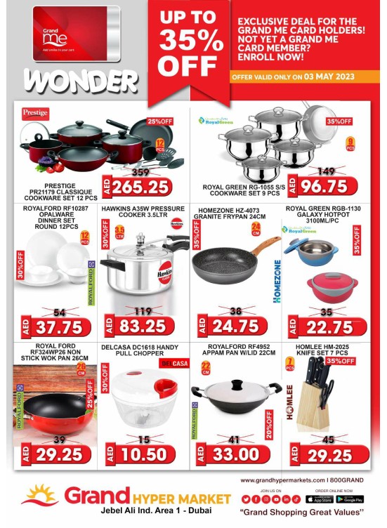 Wonder Deals - Grand Hypermarket Jebel Ali