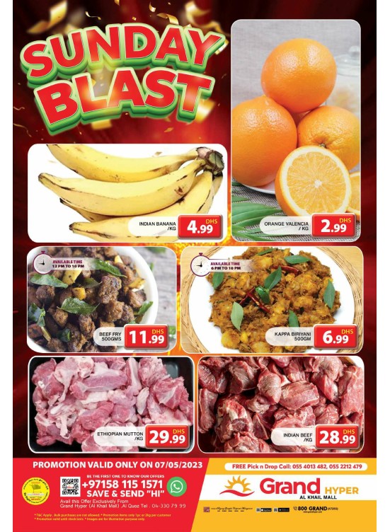 Sunday Blast - Grand Hyper Al Khail Mall