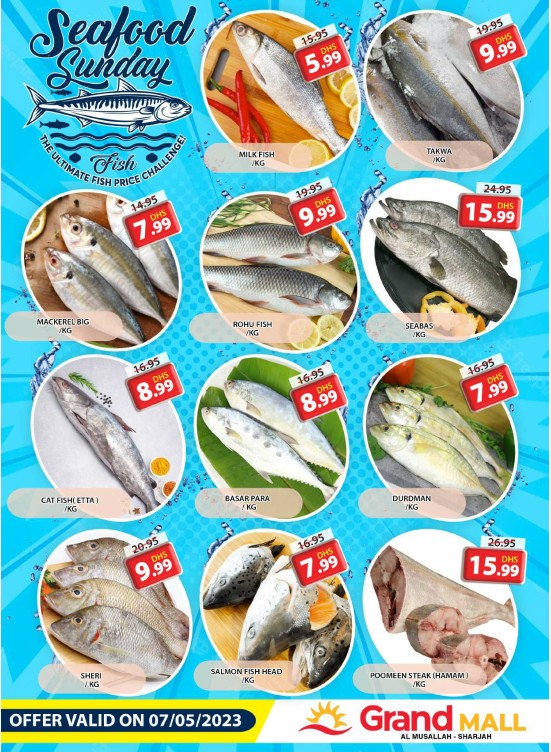 Seafood Sunday - Grand Mall Sharjah