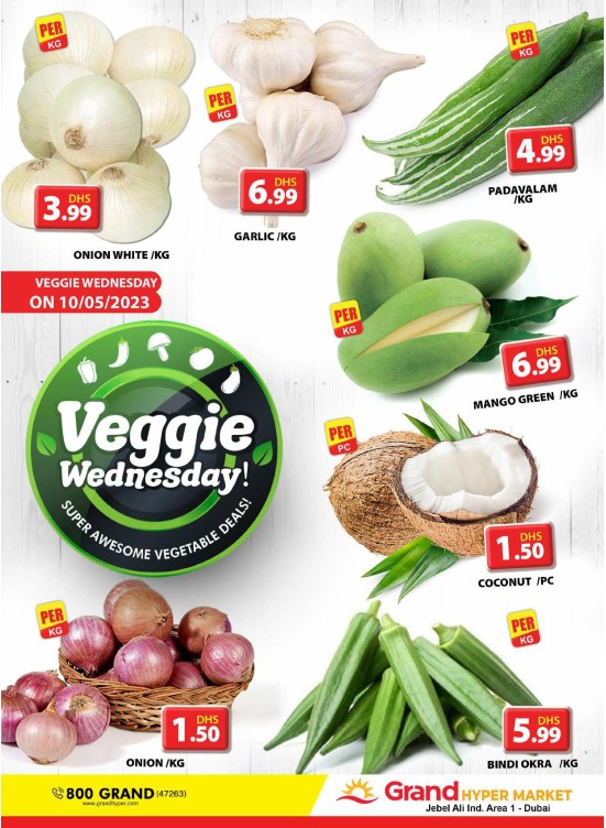 Veggie Wednesday - Grand Hypermarket Jebel Ali