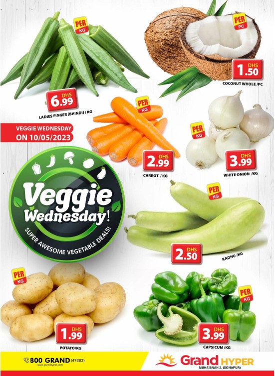 Veggie Wednesday - Grand Hyper Muhaisnah