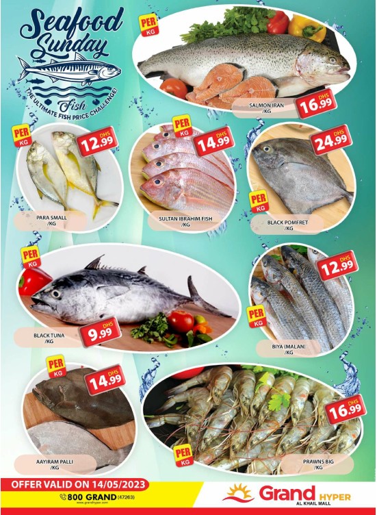 Seafood Sunday - Grand Hyper Al Khail Mall