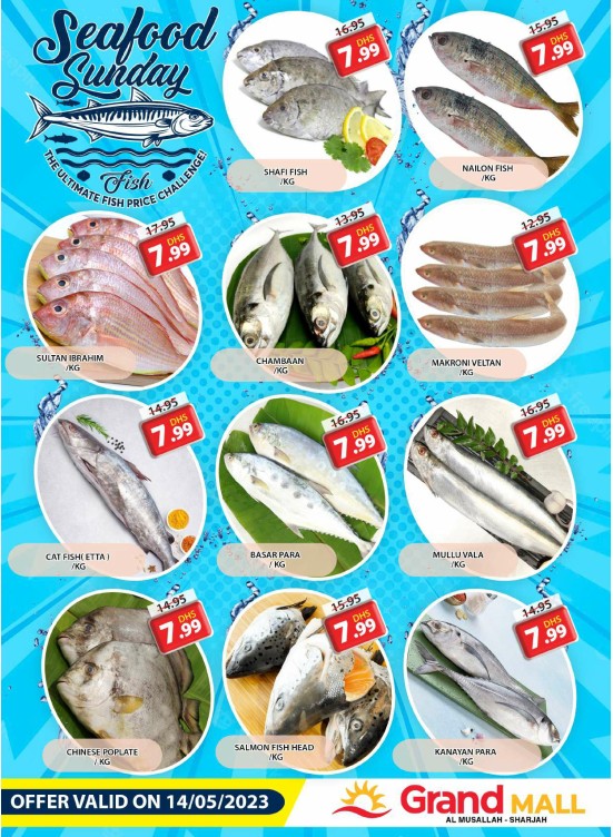 Seafood Sunday - Grand Mall Sharjah