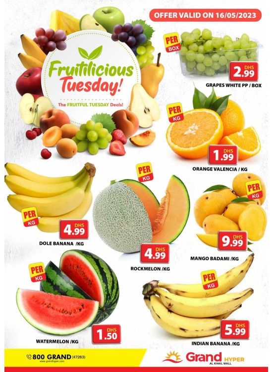 Fruitilicious Tuesday - Grand Hyper Al Khail Mall