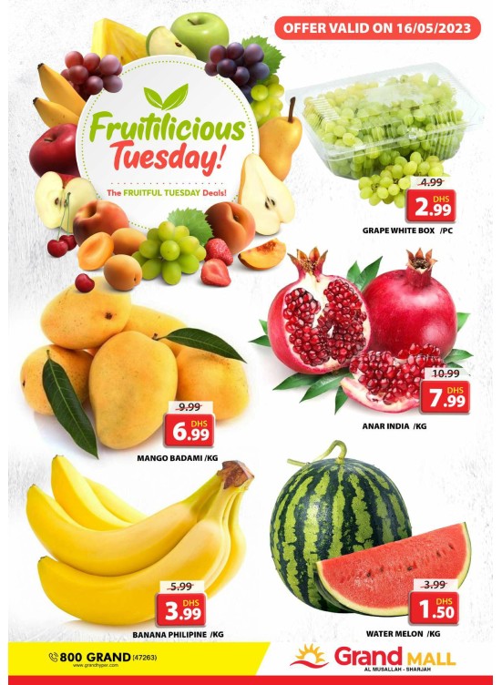 Fruitilicious Tuesday - Grand Mall Sharjah