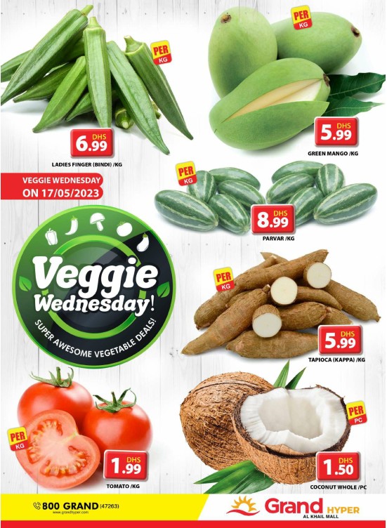 Veggie Wednesday - Grand Hyper Al khail Mall
