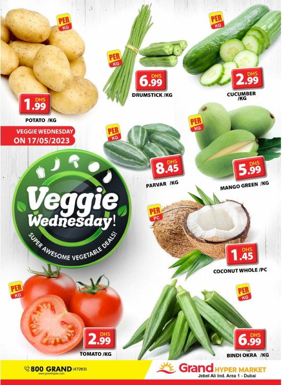 Veggie Wednesday - Grand Hypermarket Jebel Ali