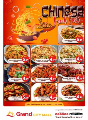 Chinese Food Fest - Grand City Mall