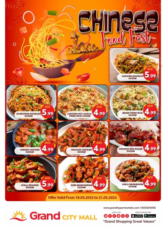 Chinese Food Fest - Grand City Mall