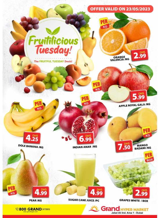 Fruitilicious Tuesday - Grand Hypermarket Jebel Ali