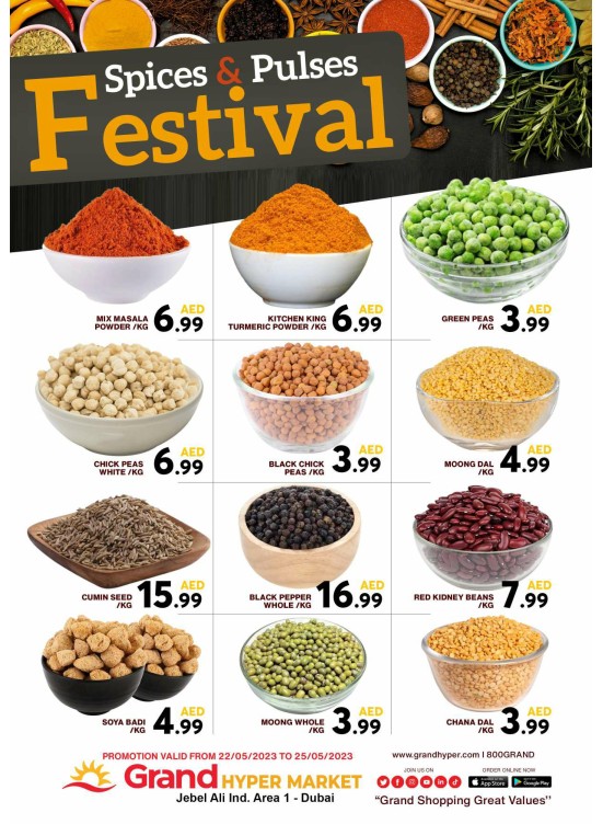 Spices & Pulses Festival Grand Hypermarket Jebel Ali from Grand