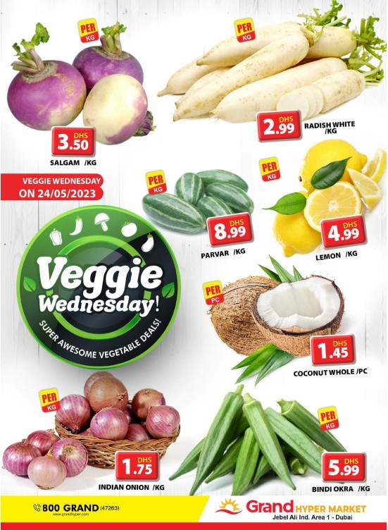 Veggie Wednesday - Grand Hypermarket Jebel Ali