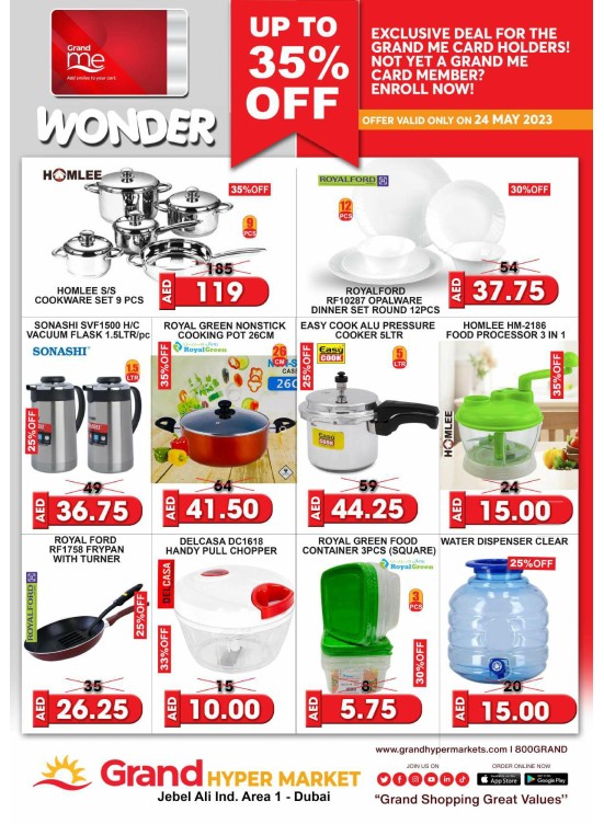 Wonder Deals - Grand Hypermarket Jebel Ali