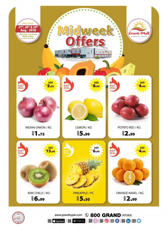 Midweek Offers - Grand Mall Sharjah